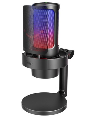 Mikrofon pojemnościowy studyjny Fifine A8 AMPLIGAME USB RGB gamingowy