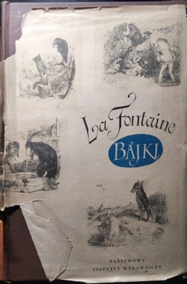 Bajki La Fontaine Piw 1955 stare wydanie