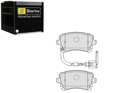 Гальмівні колодки гальмівні vw phaeton transporter kpl starline фото №1