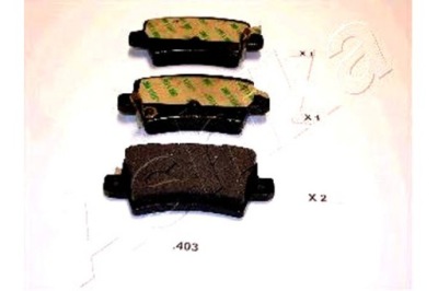 Ashika гальмівні колодки гальмівні honda civic vii 1.4 ashika фото №1