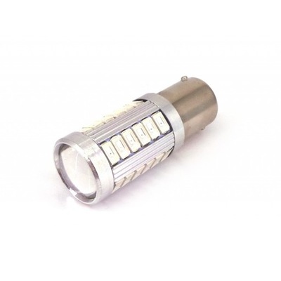 P21W DIODO LUMINOSO LED BA15S 12V CANBUS POMARANCZOWA EE.UU.  