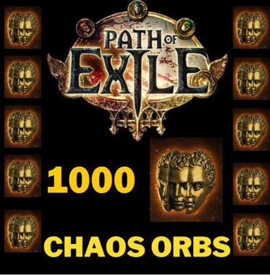 PATH OF EXILE POE STANDARD 1000 1K CHAOS ORB PC