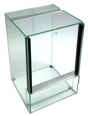 Terrarium szklane 20x20x30 gilotyna