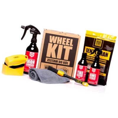 GOOD STUFF Wheel Kit Zestaw Kosmetyków Do Czyszczenia Mycia Felg Opon Kół