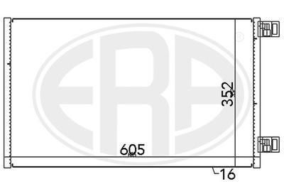 ERA 667148 КОНДЕНСАТОР, КОНДИЦИОНЕР