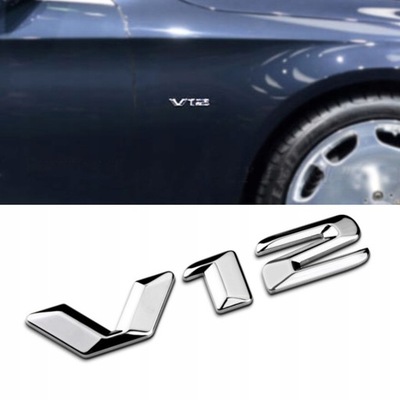 EMBLEMA V12 LOGOTIPO PEGATINAS MERCEDES W140 W220  