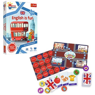 Gra ENGLISH IS FUN MISTRZ WIEDZY Trefl