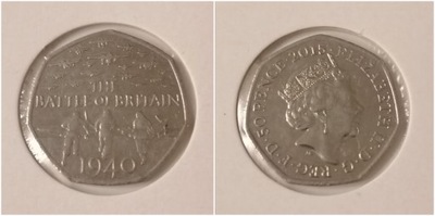 50 Pence 2015 r. Wielka Brytania