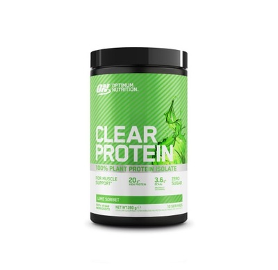 OPTIMUM NUTRITION CLEAR PROTEIN 280g LIME SORBET BIAŁKO ROŚLINNE