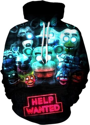 BLUZA FNAF SECURITY BREACH ROZMIARY WZORYnull