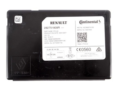 Модуль навігації renault megane iv scenic iv clio iv 282751809r фото №1