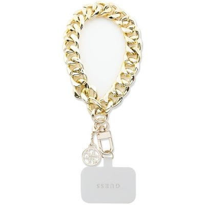 Guess Universal Hand Strap 4G Charm Gold