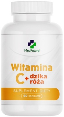 WITAMINA C 1000 mg + DZIKA RÓŻA odporność MedFuture 60 kaps.