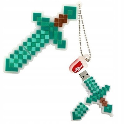 Pendrive Gra Minecraft Miecz Usb Krzyz Steve 16gb Oficjalne Archiwum Allegro