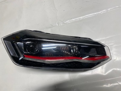 VW POLO 2G1 GTI COMPLETO DIODO LUMINOSO LED FARO DERECHA PARTE DELANTERA BUEN ESTADO  