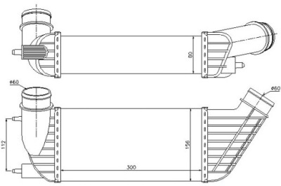 Nissens интеркулер citroen c8 2.0 hdi ea_. eb_ фото №1