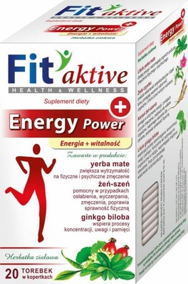 MALWA Fit Aktive Energy power 20 torebek