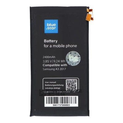 Bateria do Samsung A3 2017 2400 mAh Li-Ion Blue Star