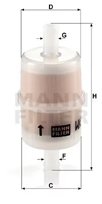 FILTRO COMPRESOR AIRE MANN WK32/7  