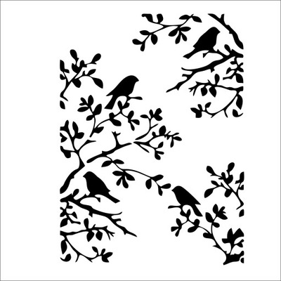 Szablon DIY SCRAPBOOKING DECOUPAGE Wielorazowy 297x210mm