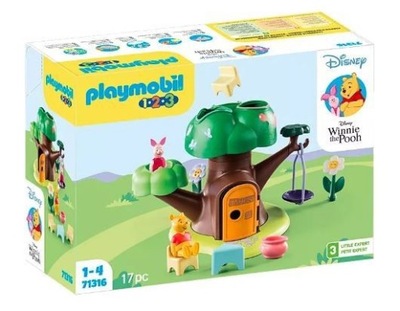 ZESTAW Z FIGURKAMI 1.2.3 DISNEY 71316 DOMEK W DRZEWIE KUBUSIA PUCHATKA I PR