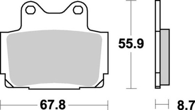 SBS ZAPATAS DE FRENADO 570 LS VENTA ! SÚPER PRECIO  