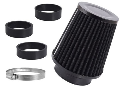 Конический фильтр воздуха чёрный конусный фильтр адаптеры фото №1