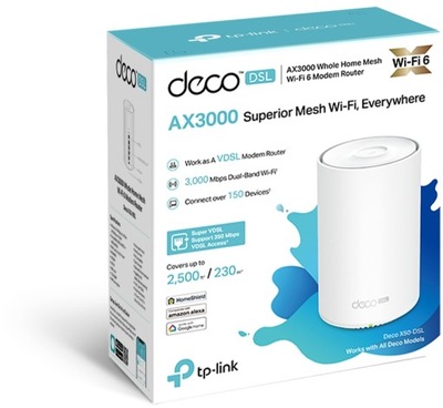 Router TP-Link Deco X50-DSL 802.11ax (Wi-Fi 6)