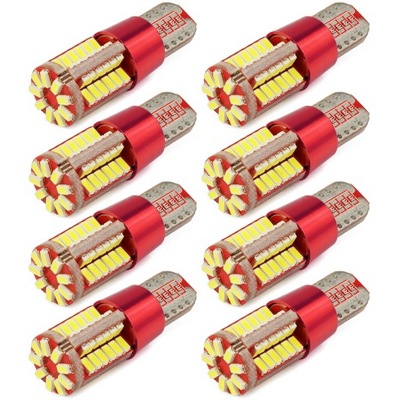 8X LUZ 57 DIOD DIODO LUMINOSO LED W5W SMD T10 CANBUS CAN BUS  