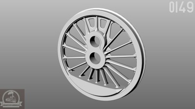 DraccusModels Zestaw żywicznych kół do parowozu Ol49