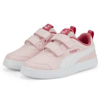 Buty dziecięce Puma Courtflex v2 różowe rzepy 35