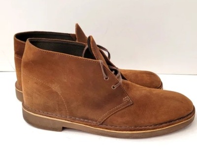 Brązowe skórzane półbuty clarks roz. 39,5