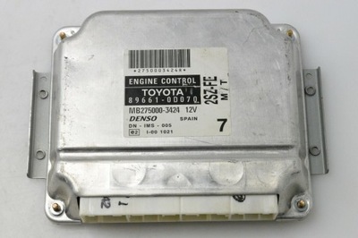 UNIDAD DE CONTROL COMPUTADOR ECU 89661-0D070 TOYOTA YARIS  