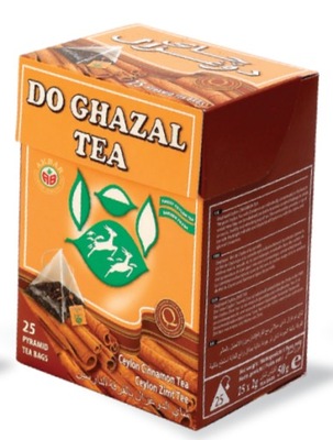 Herbata Ghazal Herbata cynamonowa z Cejlonu 50 g - 25 torebek piramidek