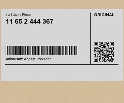 Набор mont. турбонагнетателя mini paceman r61 clubman r55 lci roadster r59 фото №1