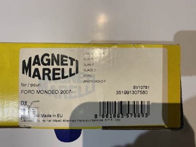 MAGNETI MARELLI SV10781 SZKLO ЗЕРКАЛА ПРАВОГО TERM. Z КРЕПЛЕНИЕ