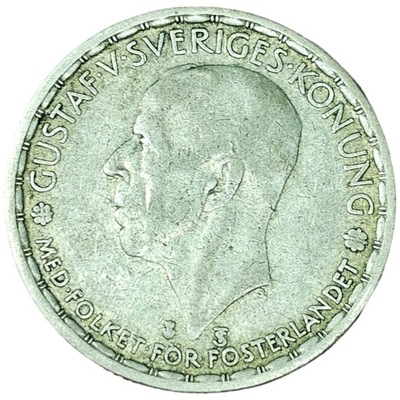 1 korona 1948 Szwecja Srebro