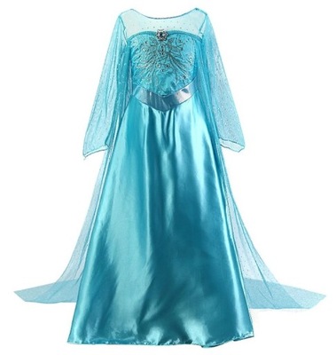 Sukienka Elsa Kraina Lodu 122 strój kostium Frozen
