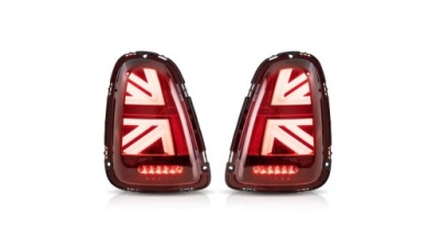 КОМПЛЕКТ ФАР ЗАДНІХ LED (СВІТЛОДІОД) RED МІНІ R56 R58 R57 R59 РЕСТАЙЛ 2011-2014 