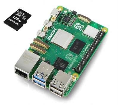 Mikrokomputer Raspberry Pi 5 4GB + KARTA SD 128GB