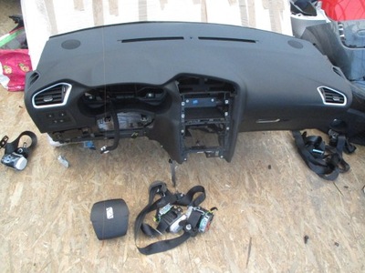 Citroen ds4 консоль приборная панель подушки безопасности натяжители oryg фото №1