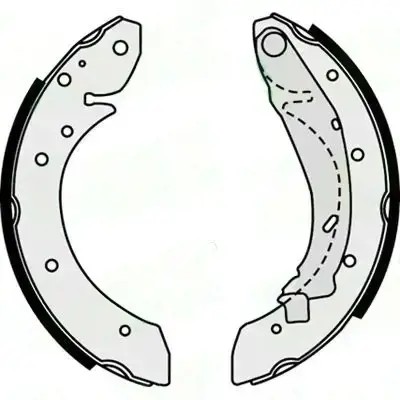 Гальмівні колодки гальмівні задня 07730 lpr renault espace фото №1