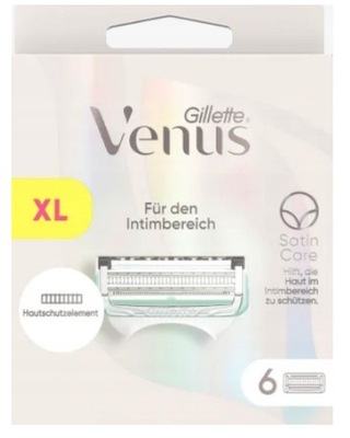 WKŁADY DO GILLETTE VENUS SATIN CARE 6 SZT