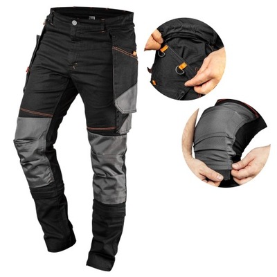 NEO PANTALONES ROBOCZE HD 2 EN 1 SLIM ODPINANE BOLSILLO PROFILED 81-239 L/52  