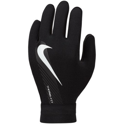 Rękawiczki piłkarskie Nike Therma-FIT Academy Junior czarne DQ6066 010 M