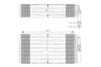 NRF GARINTUVO KONDICIONAVIMO MERCEDES 124 W124 S C140 S W140 2.8-6.0 