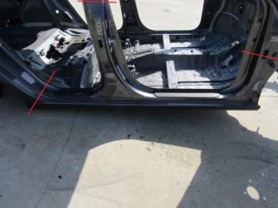 I30 iii 18r порог правый полный z3g фото №1