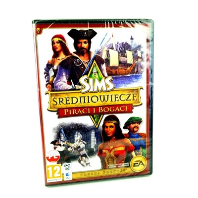 NOWA SIMS 3 ŚREDNIOWIECZE PIRACI I BOGACI PC PL