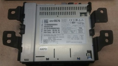 Opel karl 2018r модуль радіо 42670576 фото №1