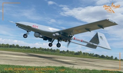 Bayraktar TB.2 Unmanned Aerial Vehicle CP4809 Clear Prop skala 1/48
